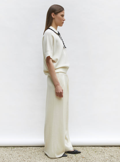 pantalon fluide maille fine jersey