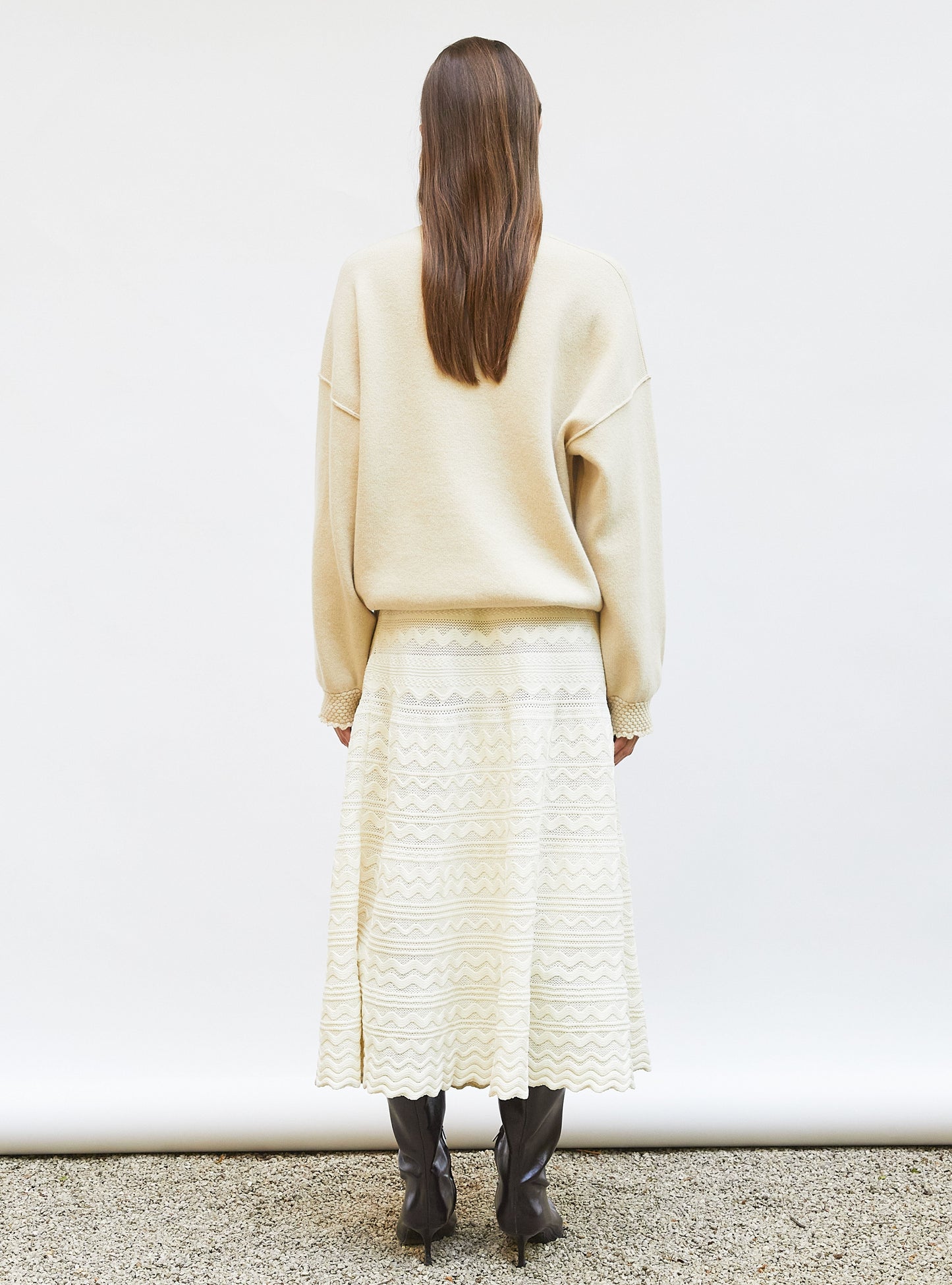 sweat loose finitions smockées