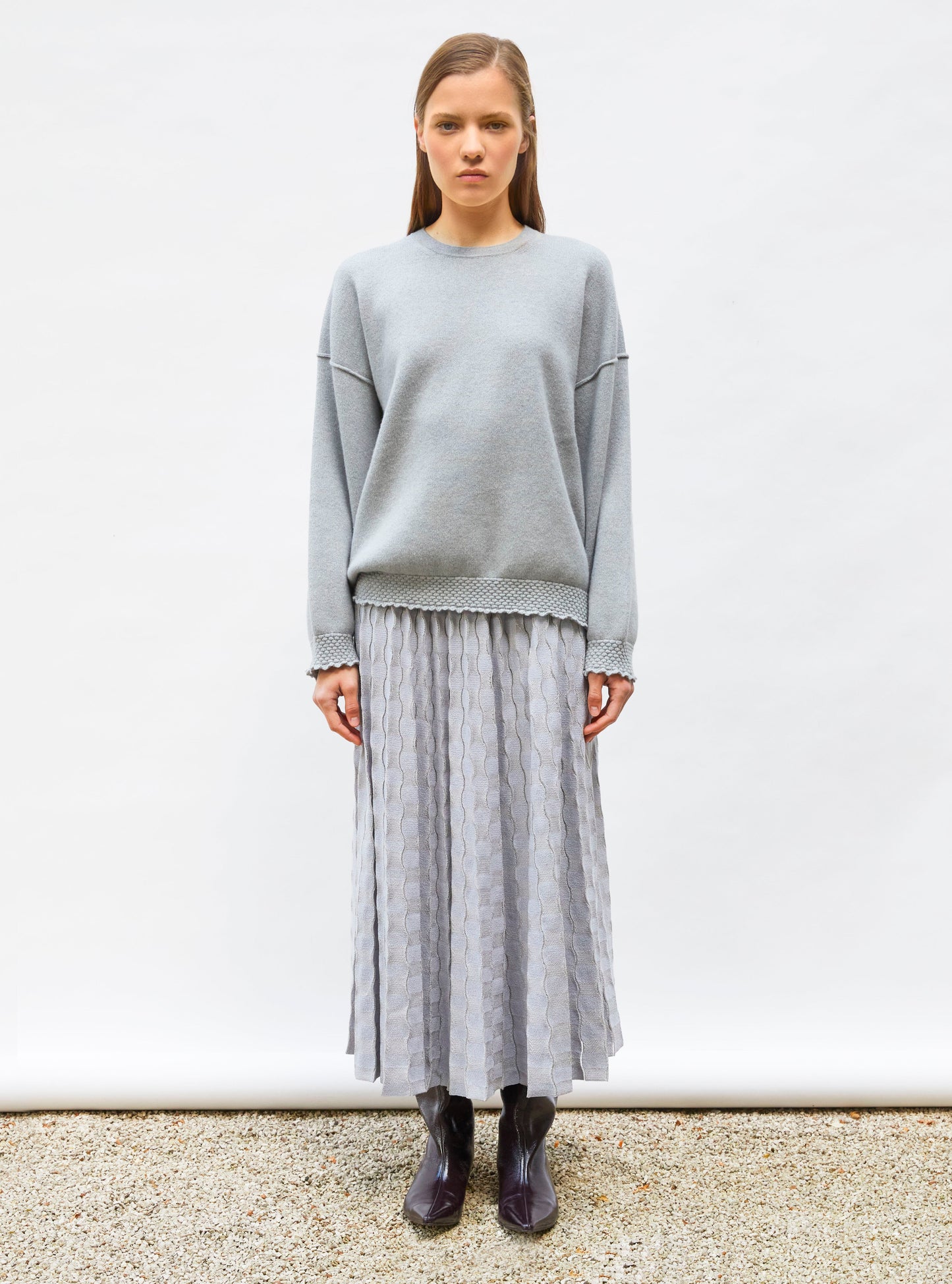 sweat loose finitions smockées