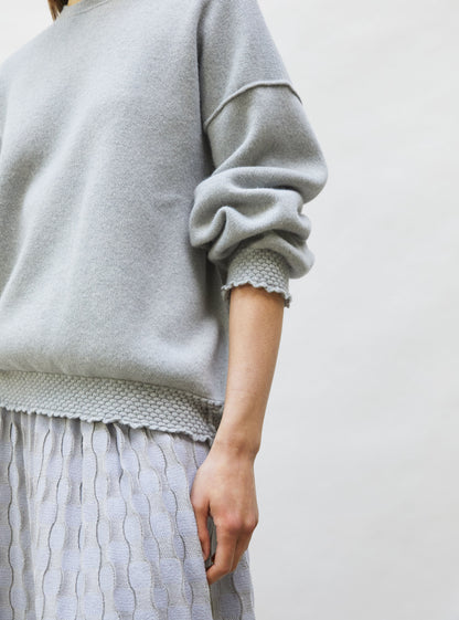 sweat loose finitions smockées