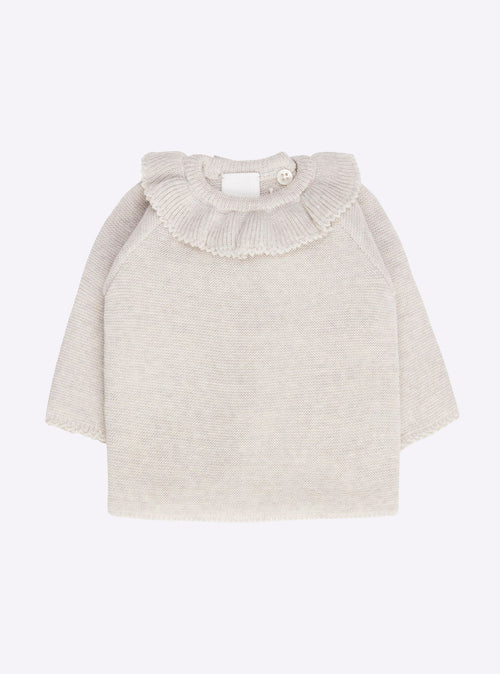 brassière bébé à col volanté