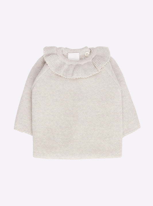 brassière bébé à col volanté