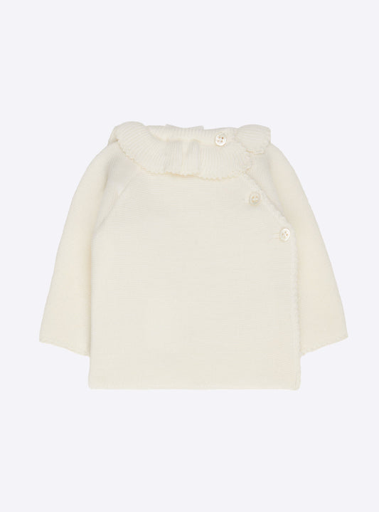 brassière bébé à col volanté