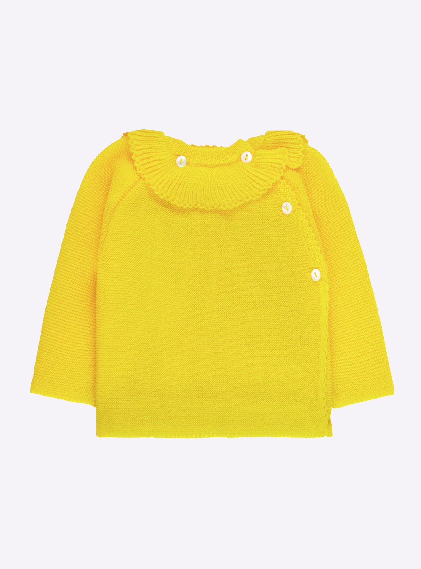 brassière bébé à col volanté