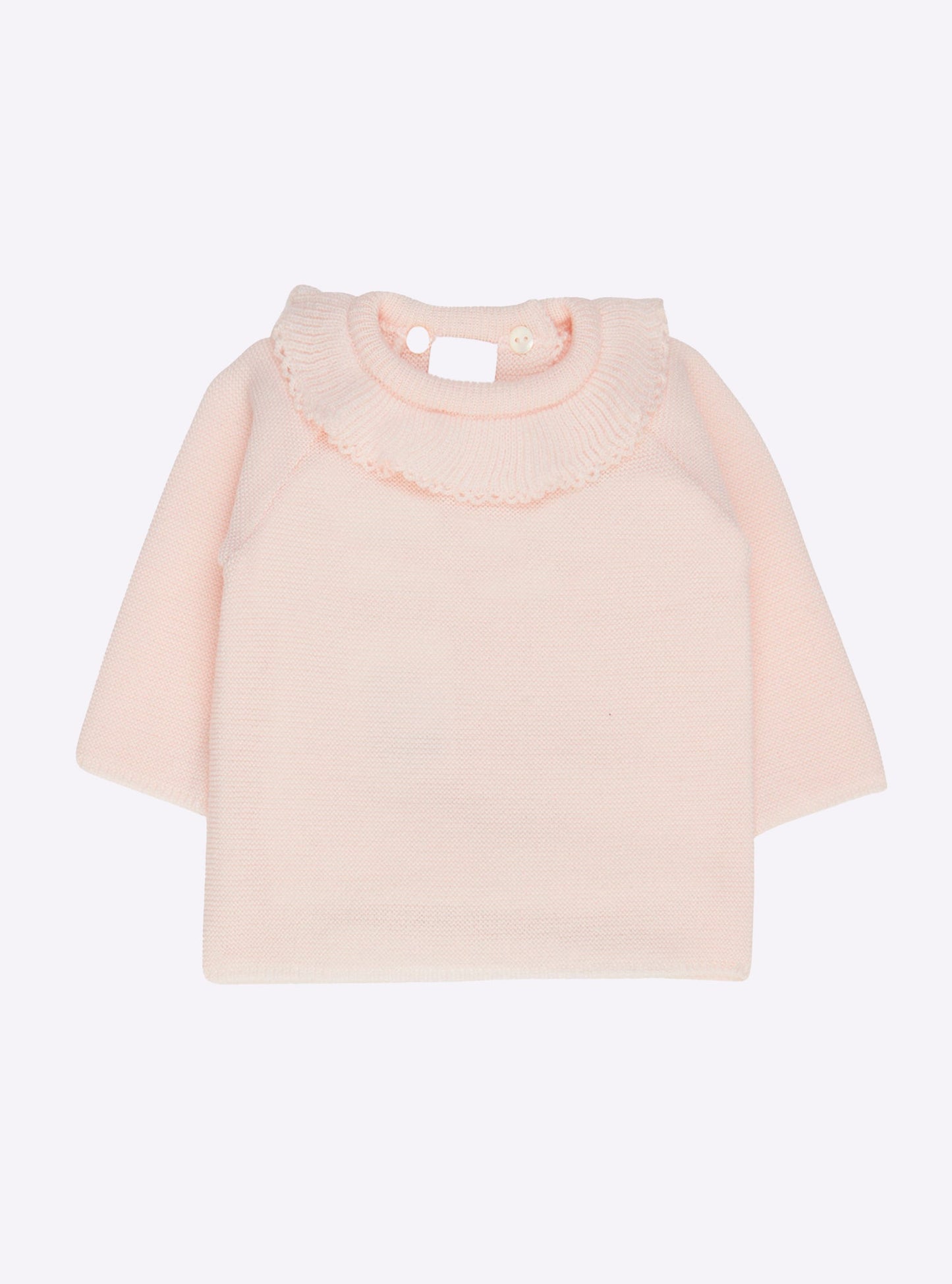 brassière bébé à col volanté