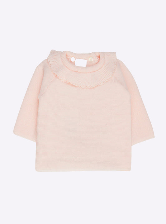 brassière bébé à col volanté