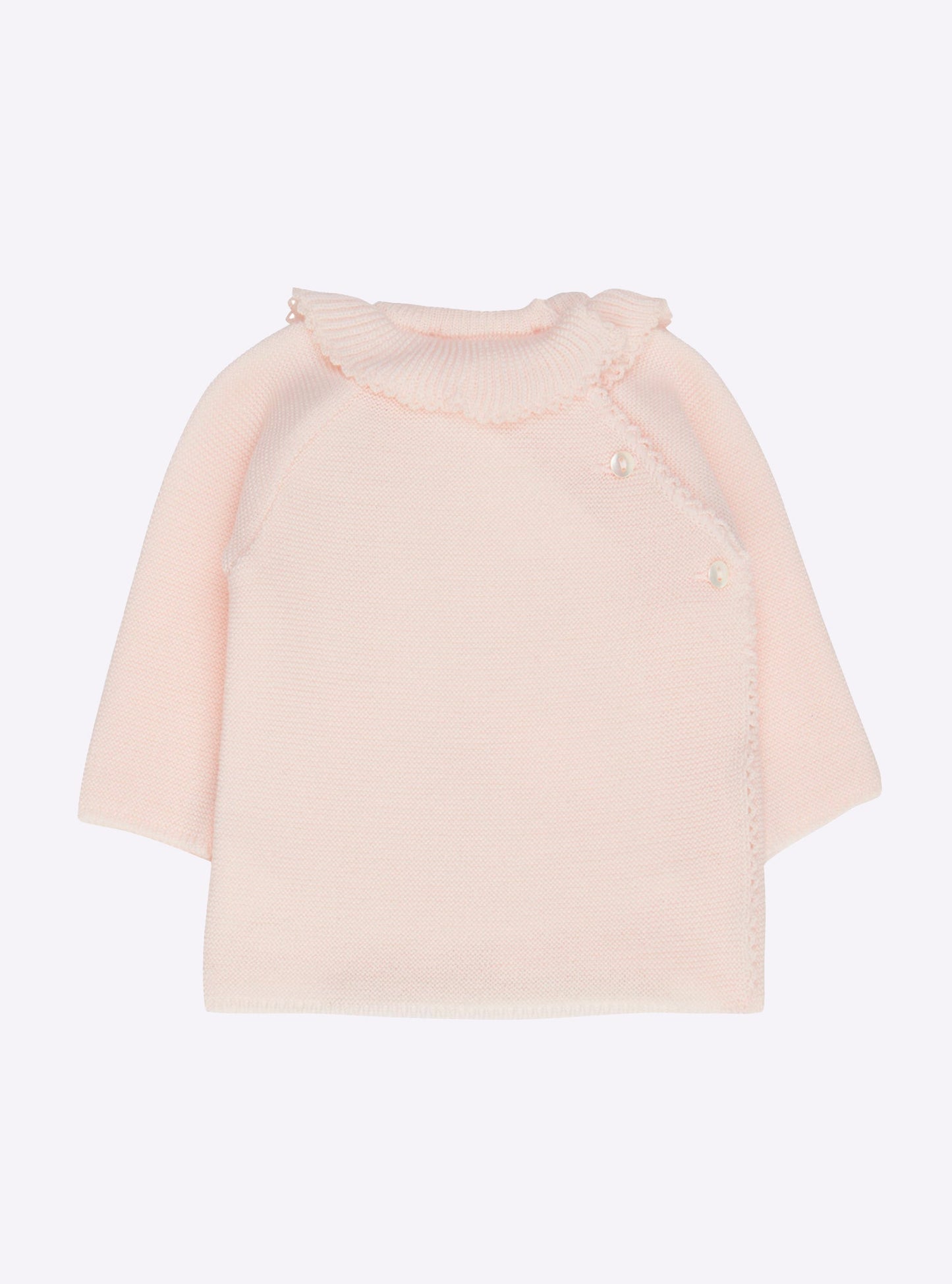 brassière bébé à col volanté