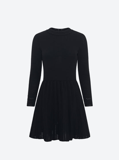 robe en maille guipure stretch