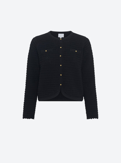 veste maille gaufrée