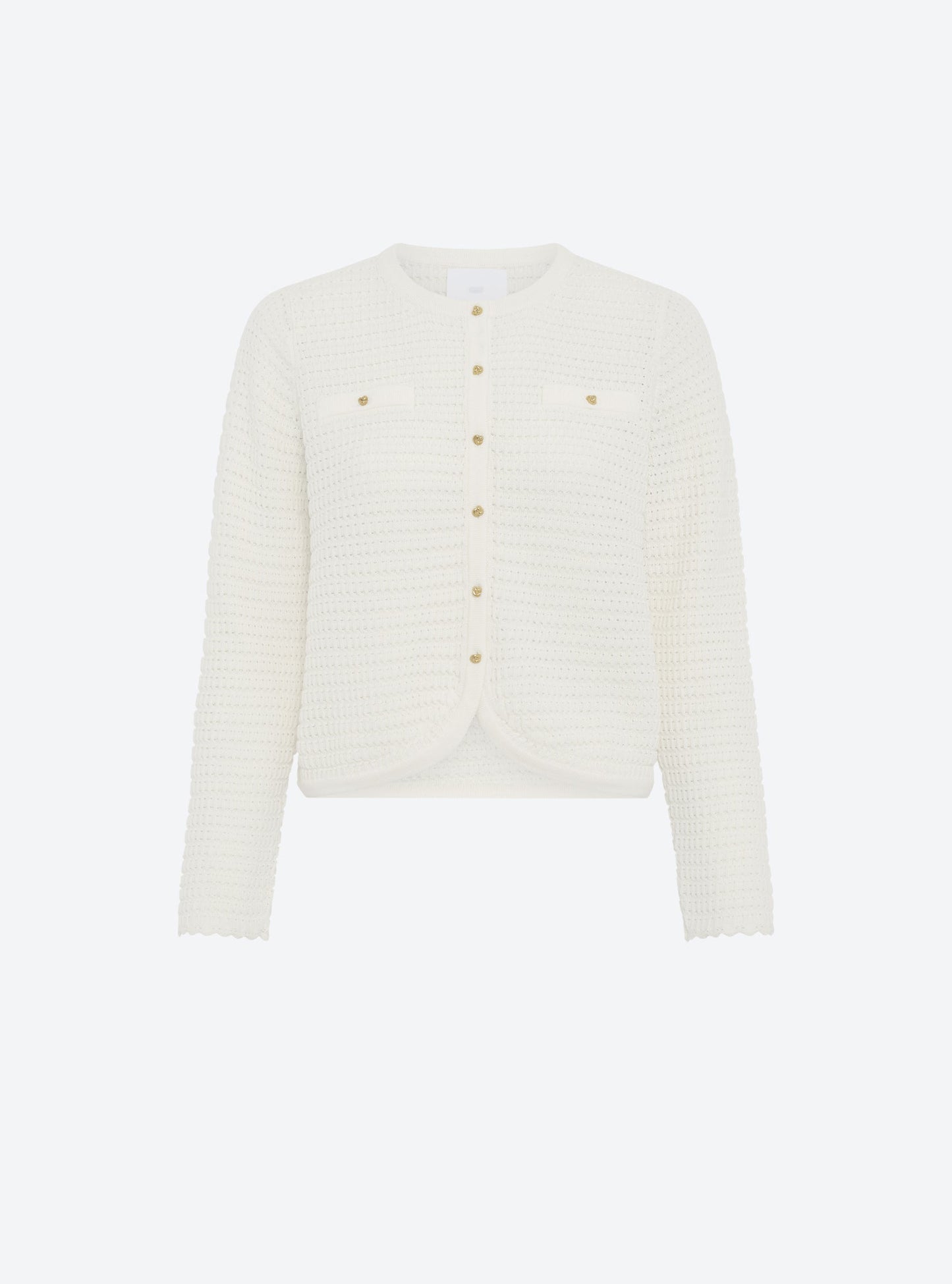 veste maille gaufrée