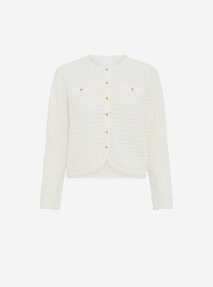 veste maille gaufrée
