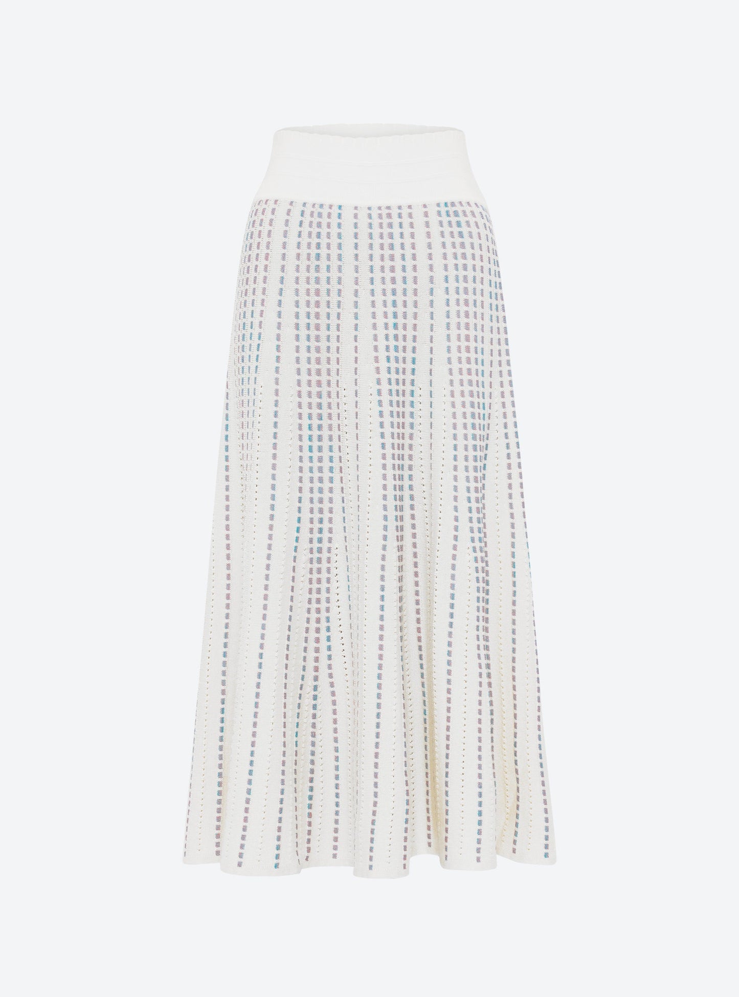 jupe longue maille bijou