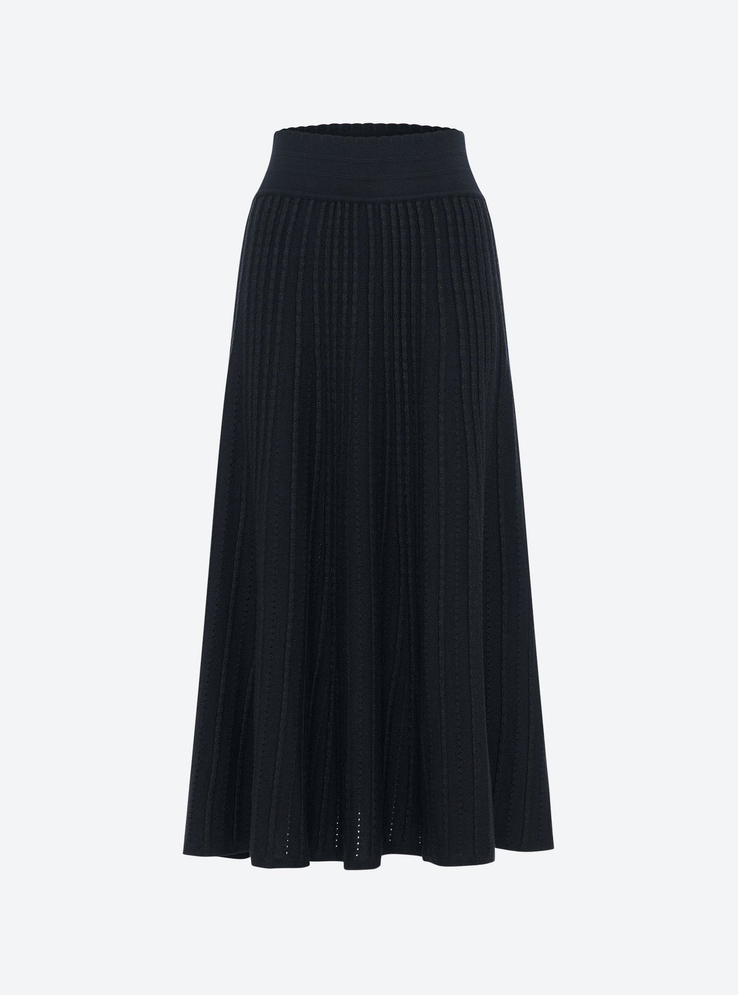 jupe longue maille bijou