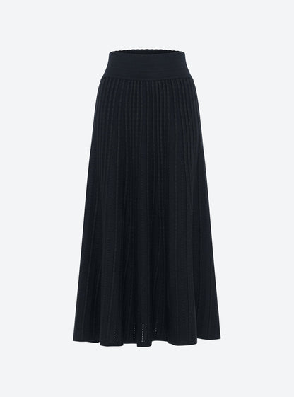jupe longue maille bijou