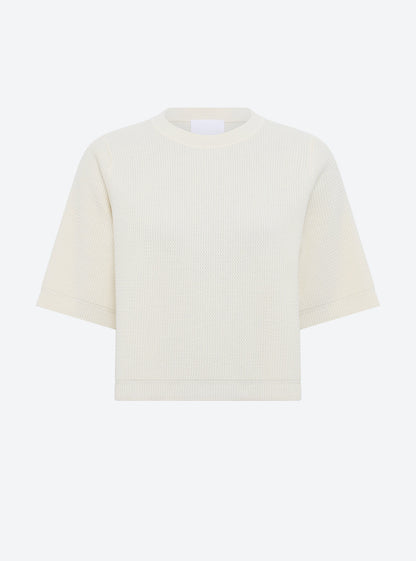 top fin maille ondulée