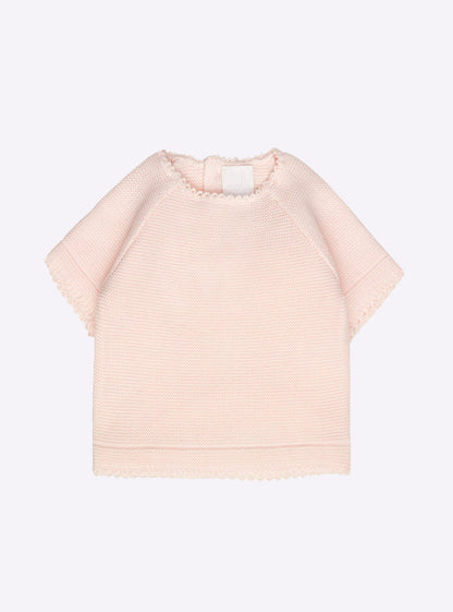 top bébé en maille