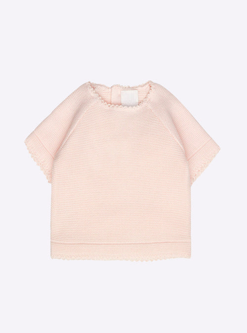 top bébé en maille