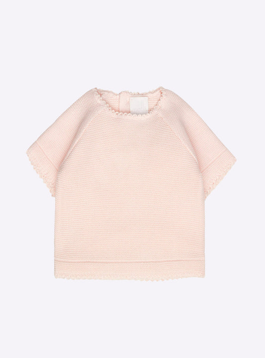 top bébé en maille