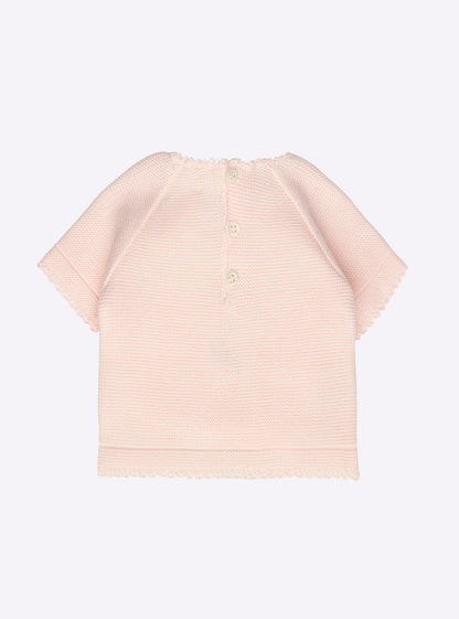 top bébé en maille