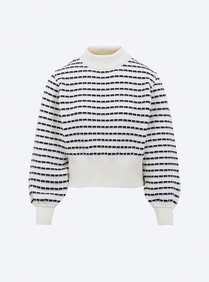 pull maille manches blousantes