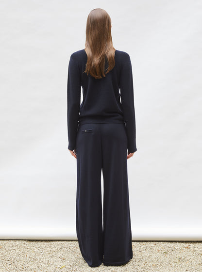pantalon fluide maille fine jersey