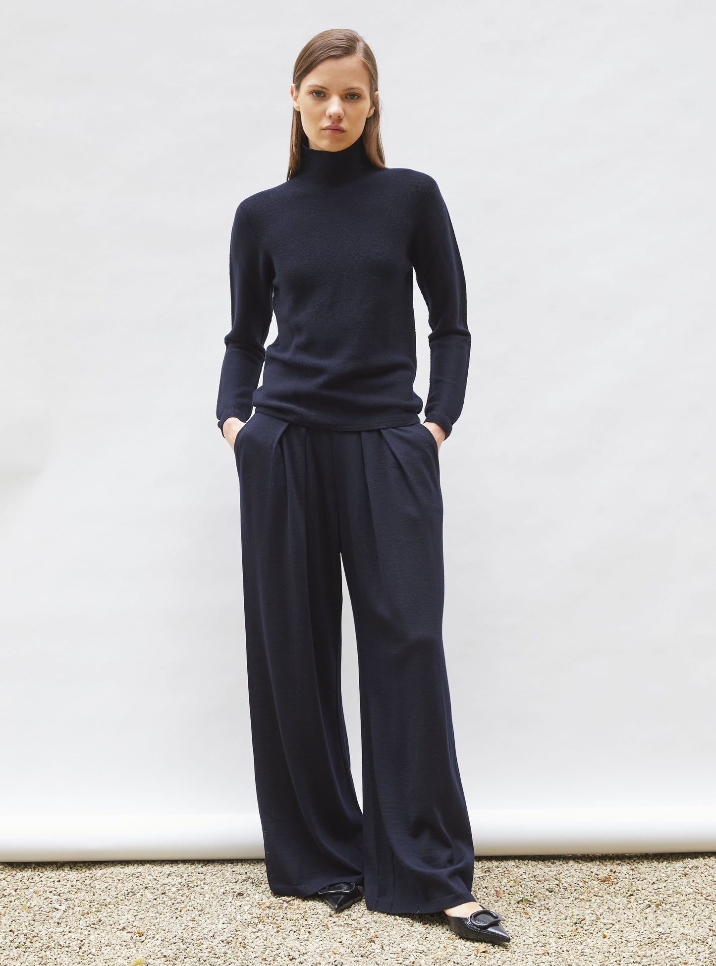 pantalon fluide maille fine jersey