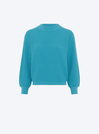 sweater en maille torsade