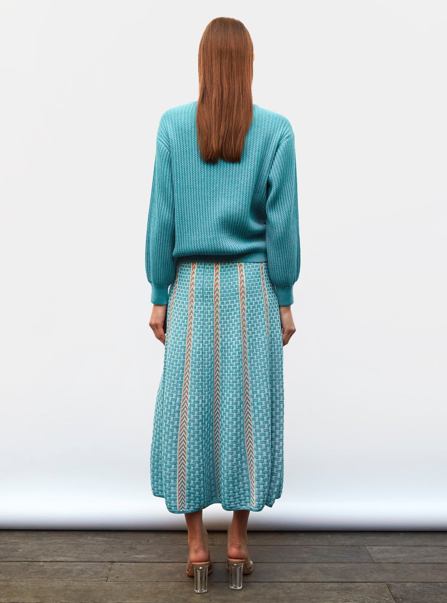 sweater en maille torsade
