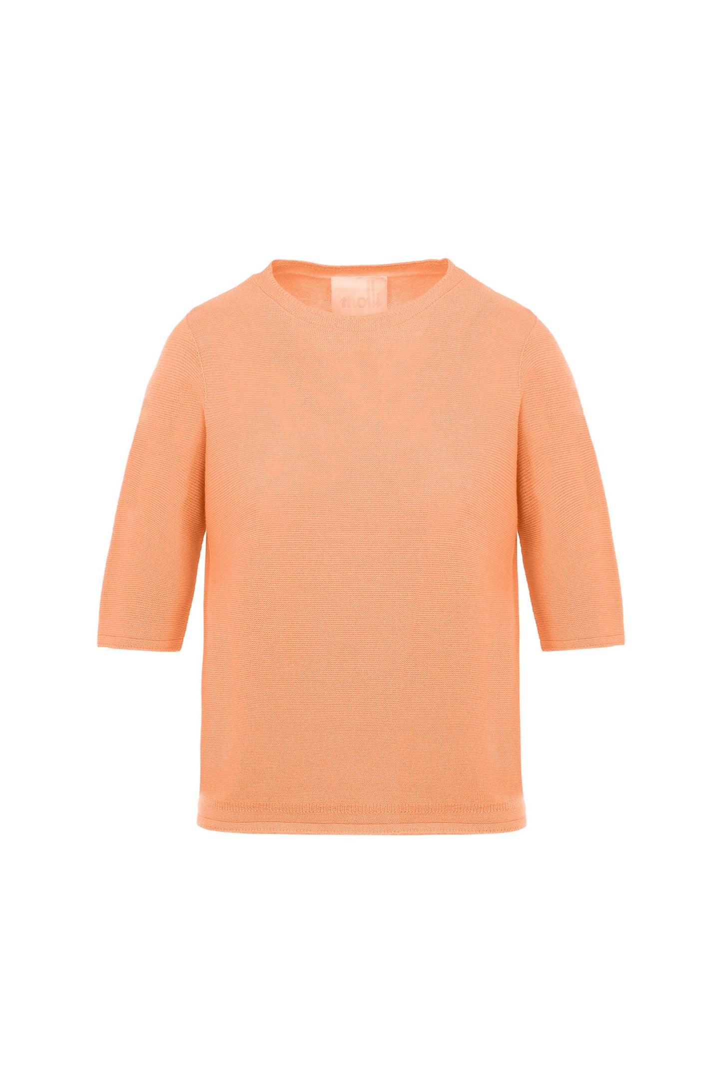 top fin maille manches coudes