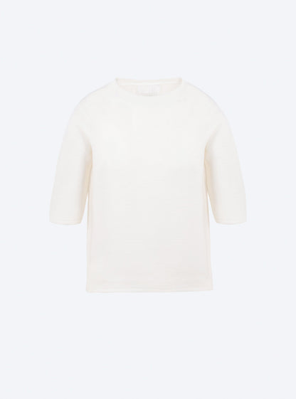 top fin maille manches coudes