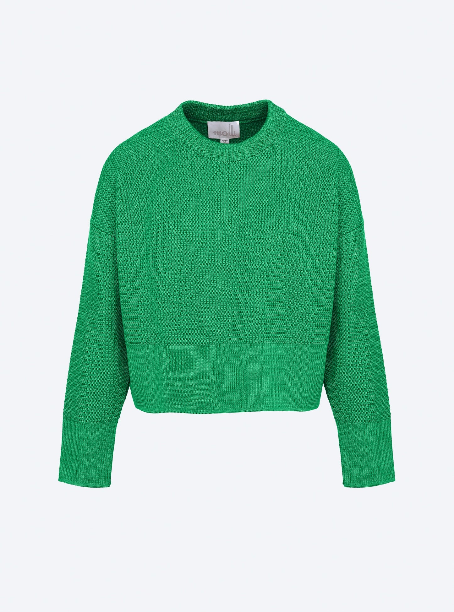 pull court en maille ondulée