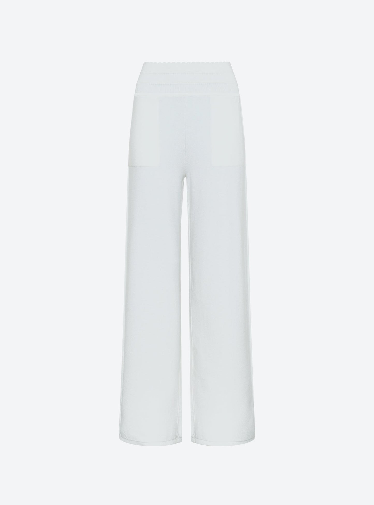 pantalon taille haute maille jersey