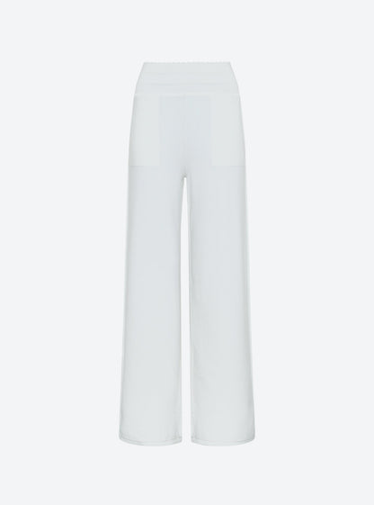 pantalon taille haute maille jersey