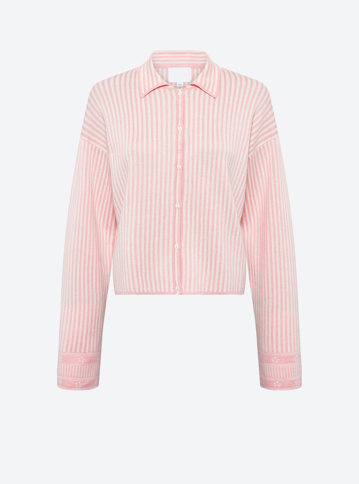 chemise maille fines rayures