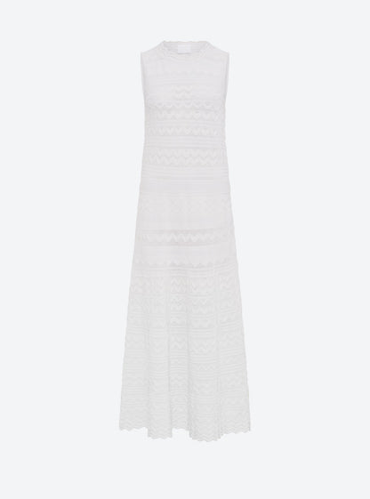 robe longue maille croquet