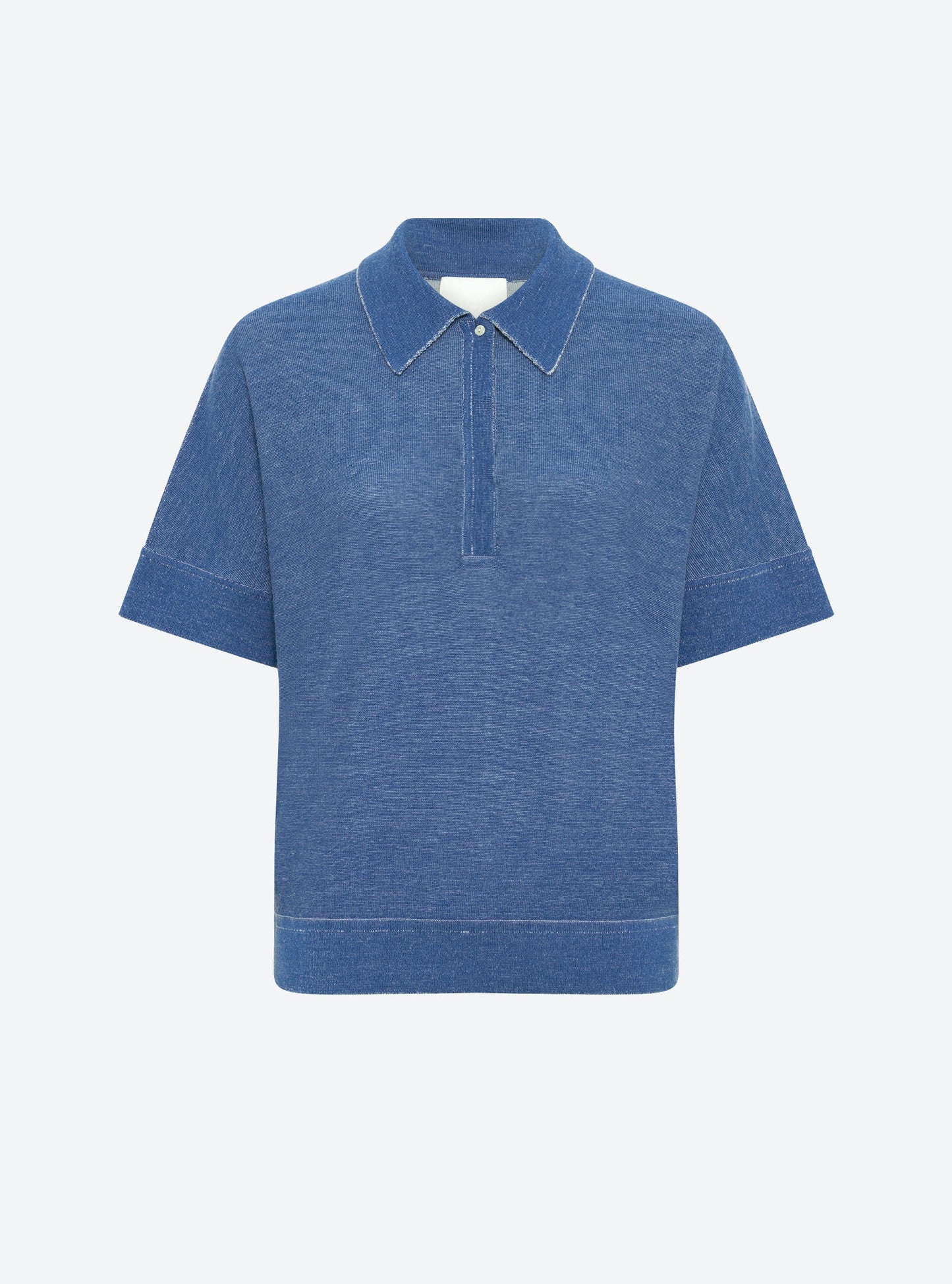top ample à col polo