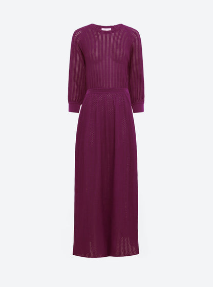 robe légère maille pointelle