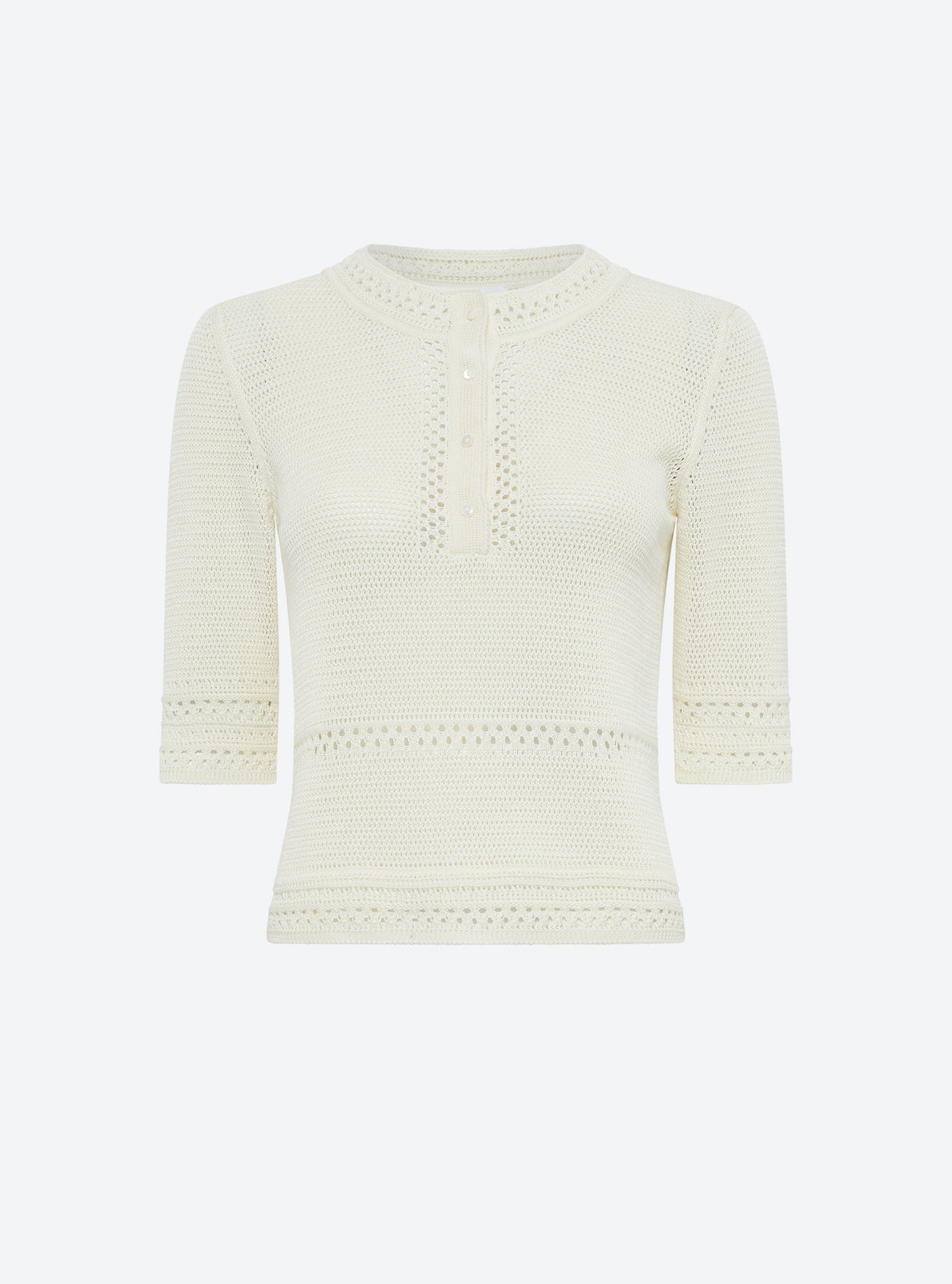 top délicat maille crochet