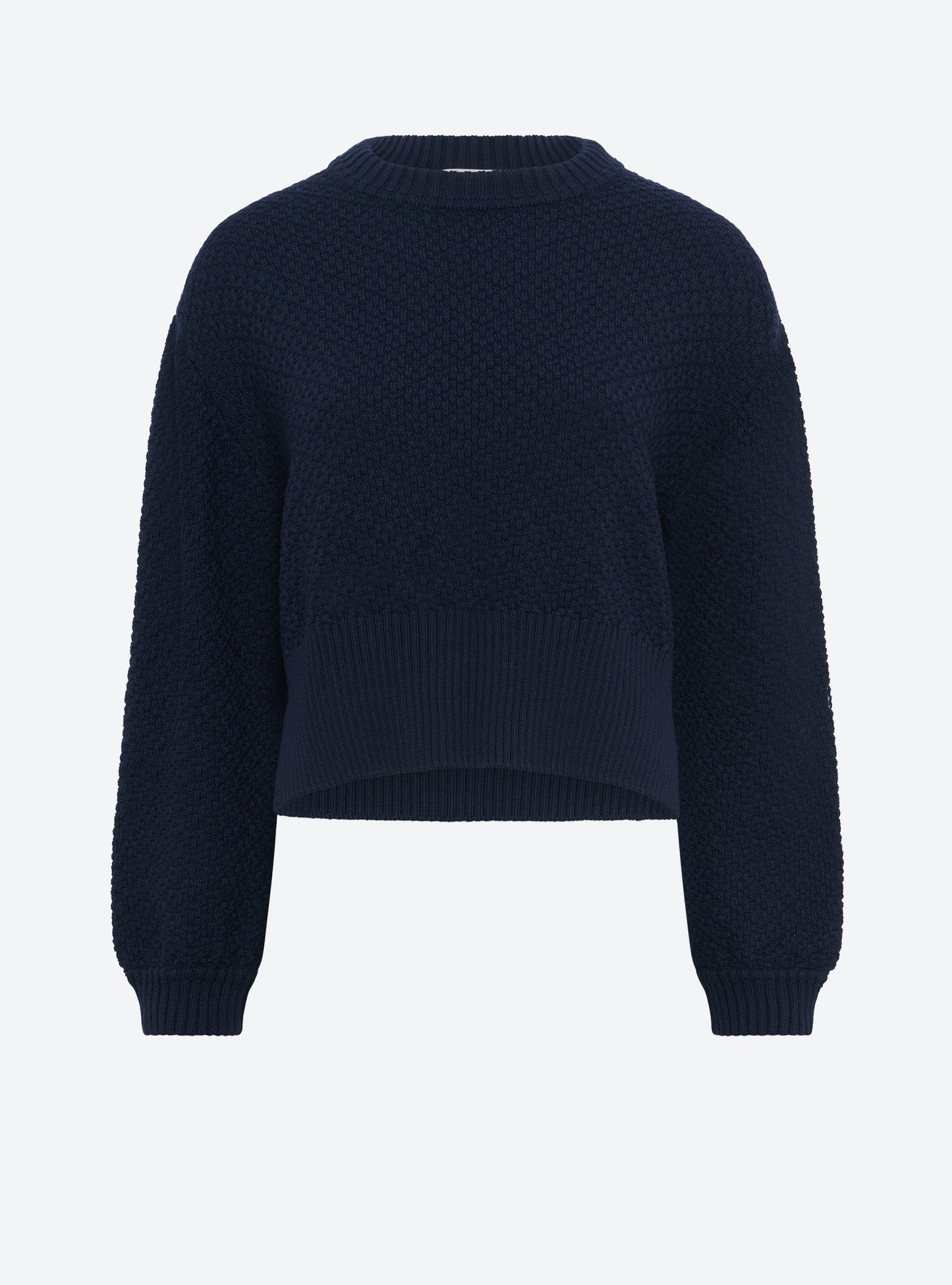 pull court maille damier