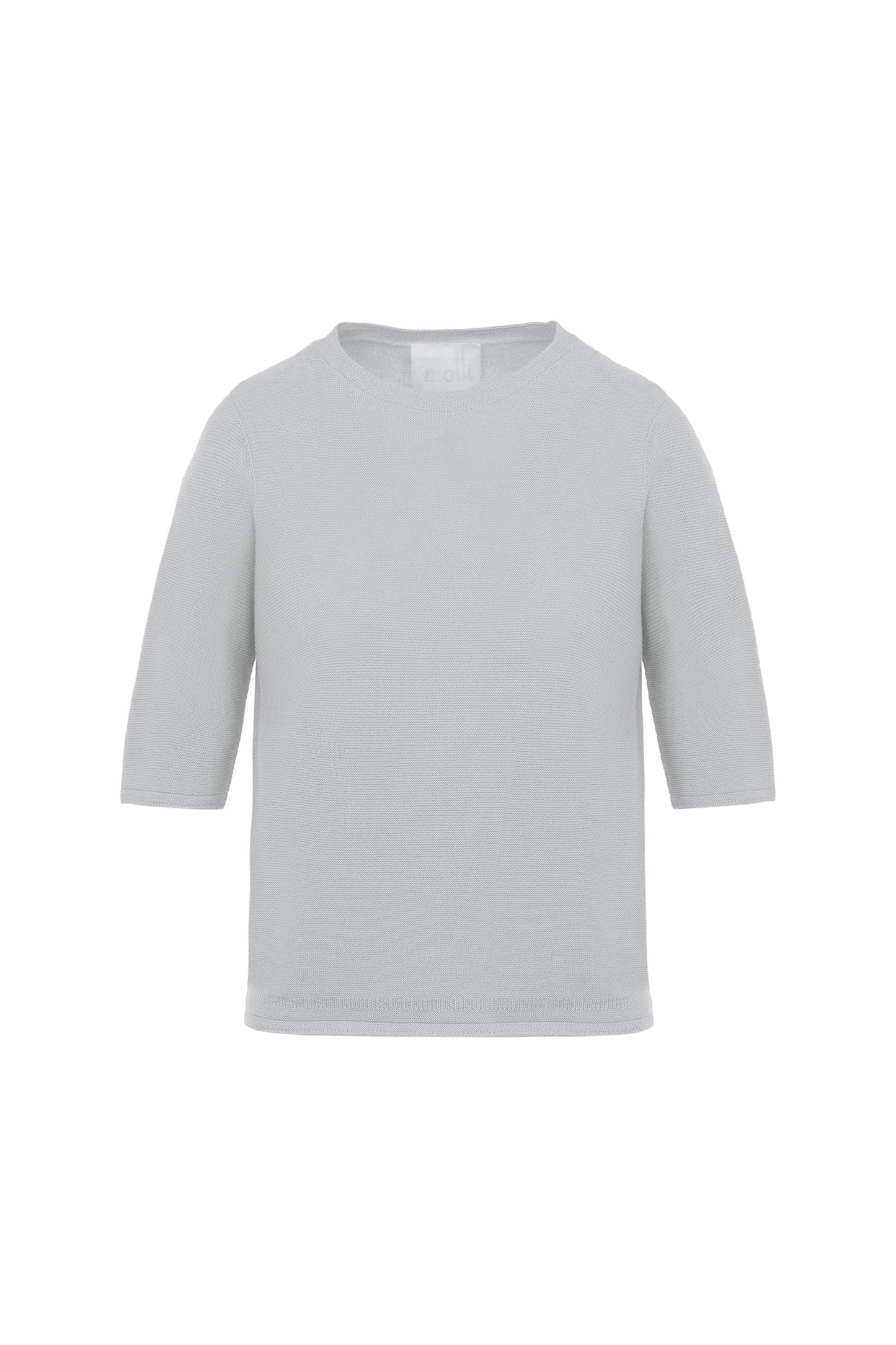 top fin maille manches coudes