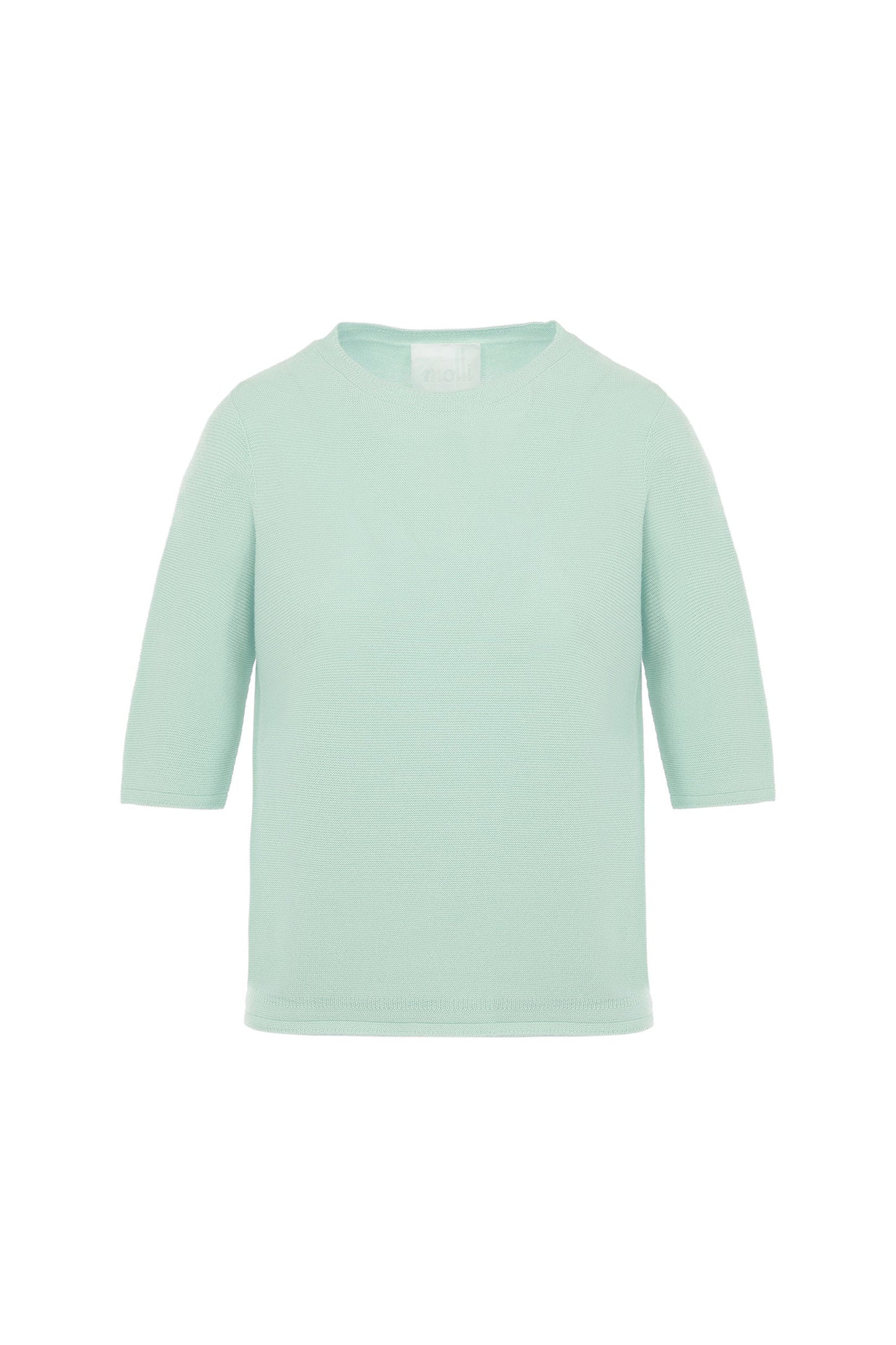 top fin maille manches coudes