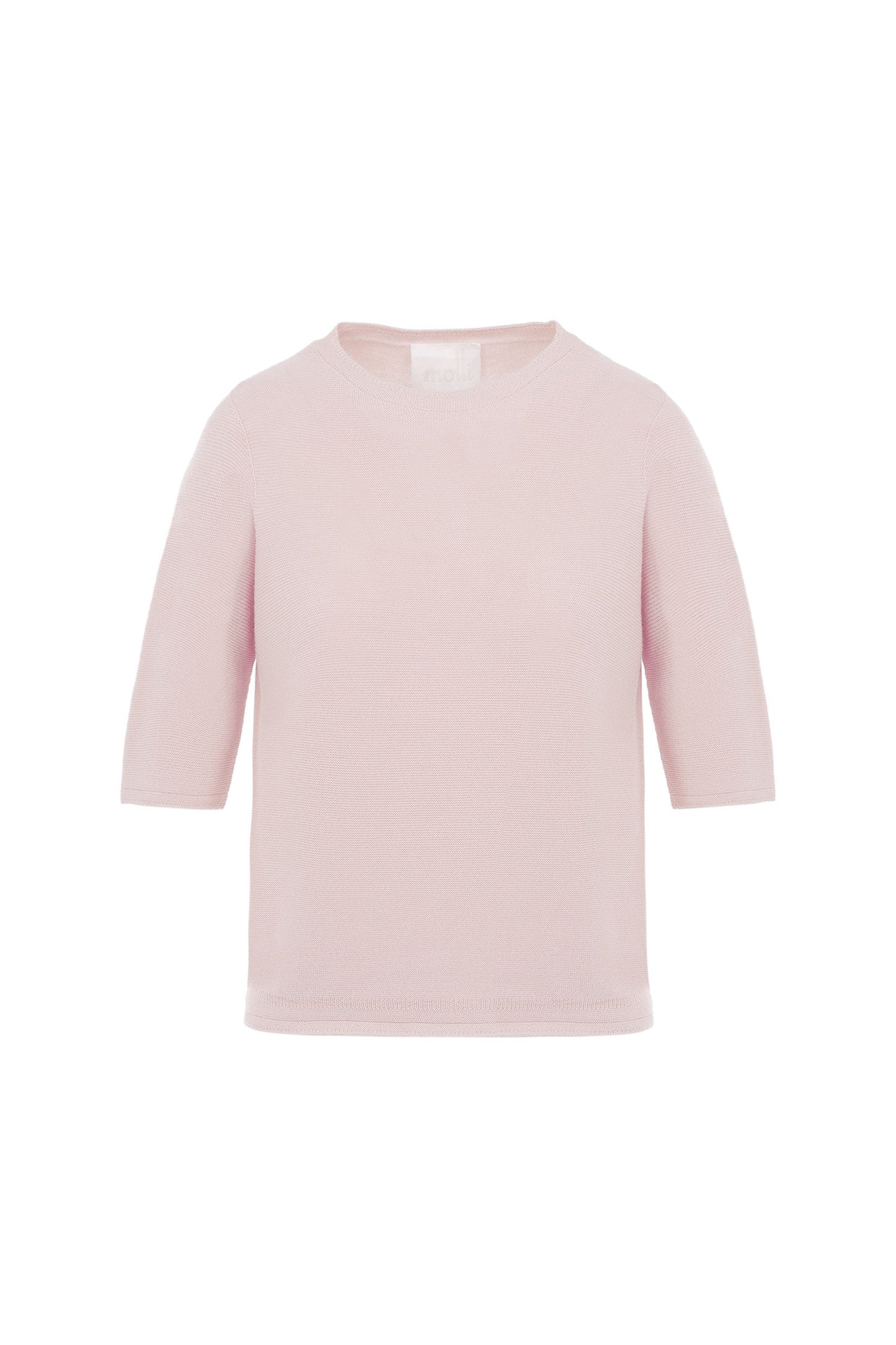 top fin maille manches coudes