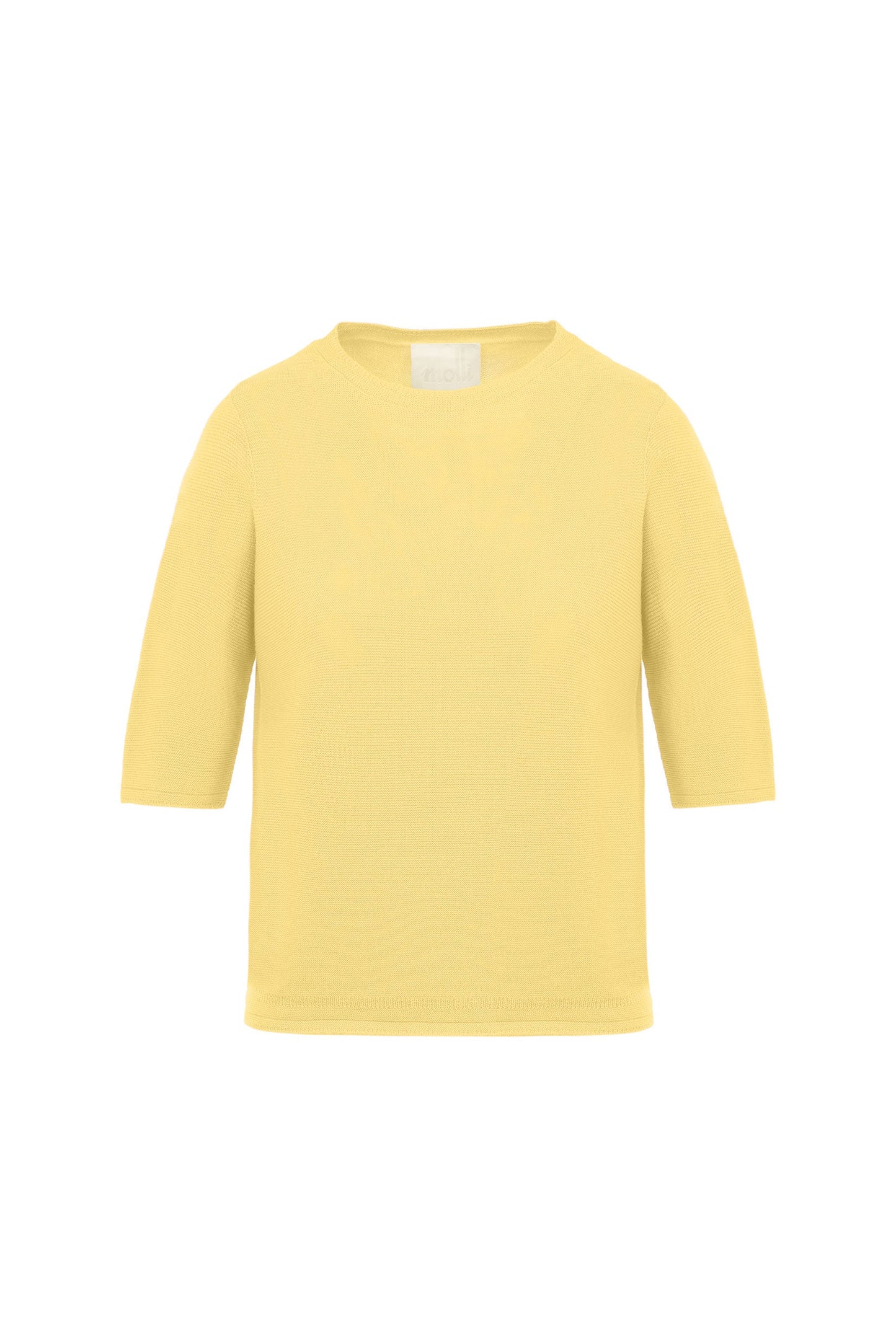 top fin maille manches coudes