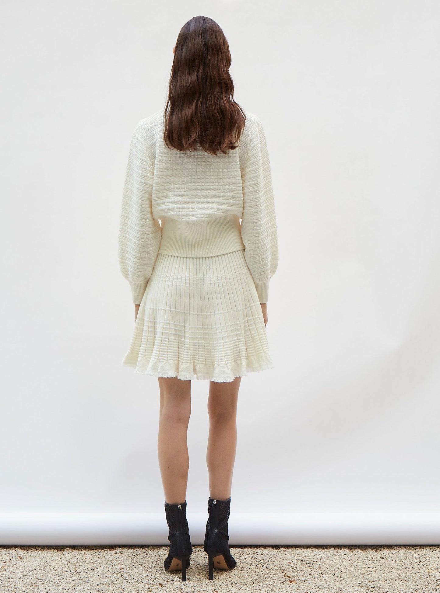 pull maille manches blousantes