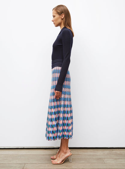polo fin en maille point mousse