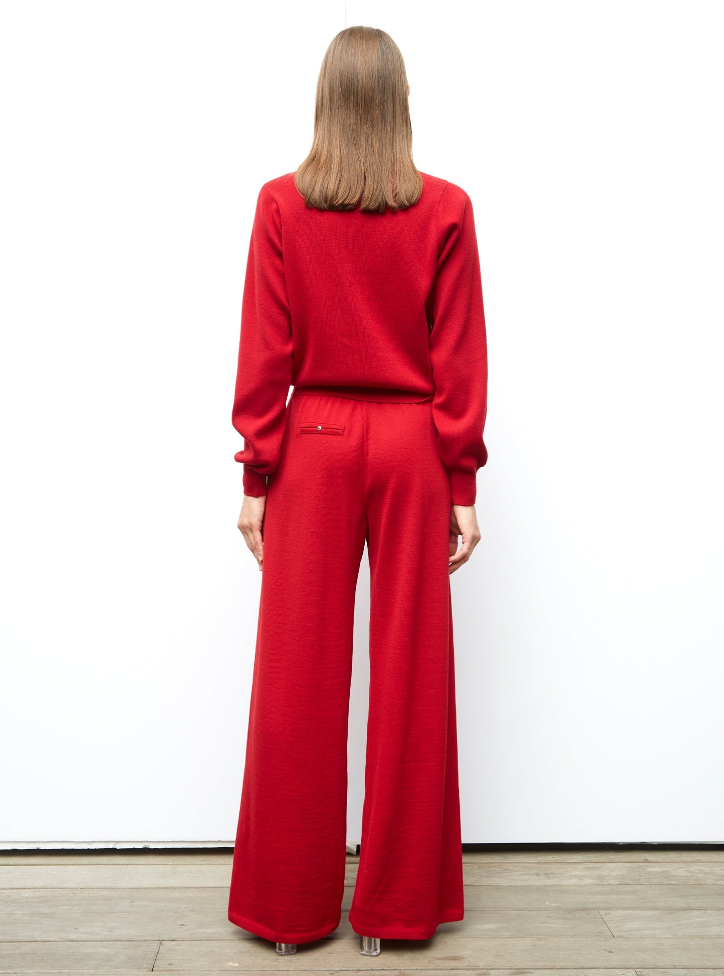 chemise maille brodée main