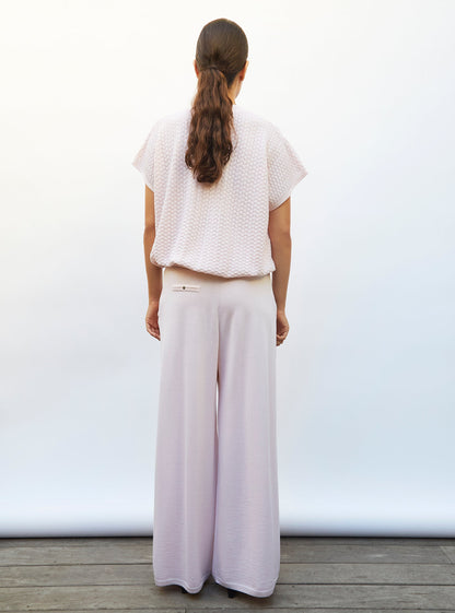 top ample en maille pointelle