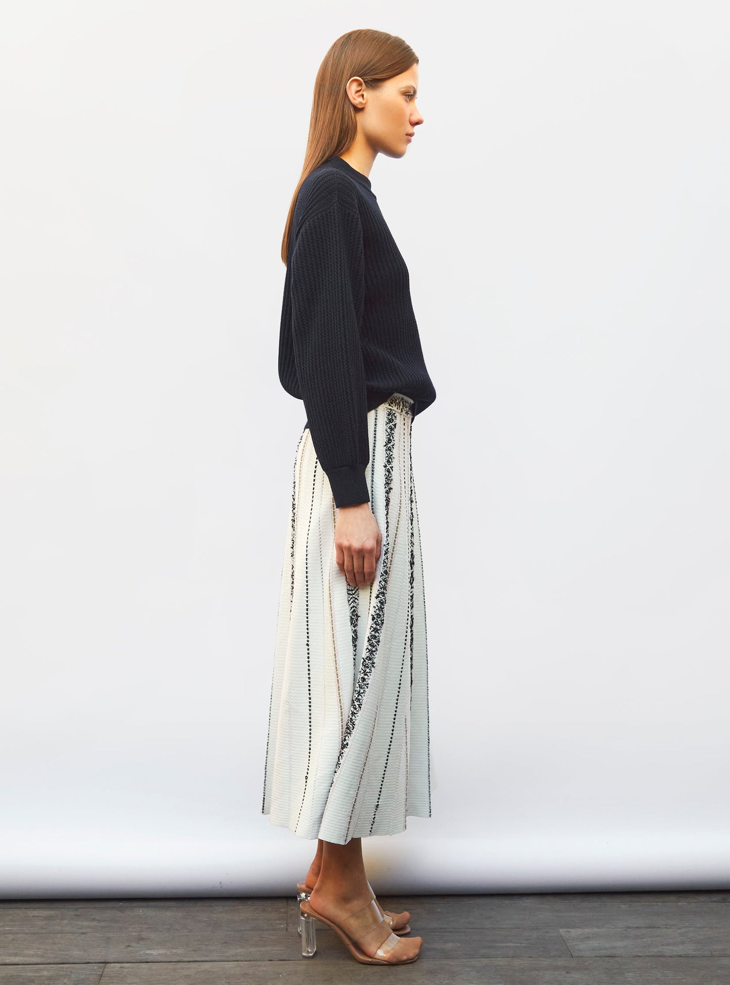 sweater en maille torsade