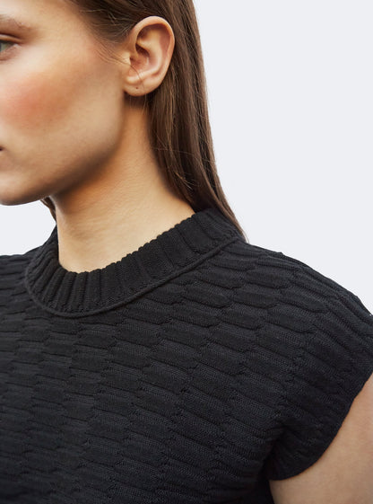 top maille zellige uni