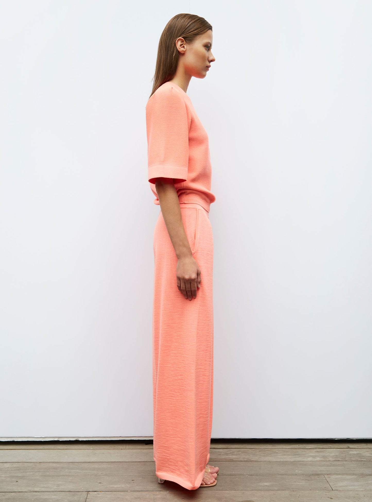 pantalon fluide maille fine jersey